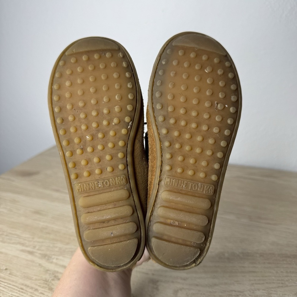 Minnetonka Thunderbird Beaded Mocassin Loafers Toddler Little Kid Size 12 - Picture 11 of 11